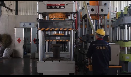 200t油壓機小型油壓機四柱油壓機廠家試機視頻