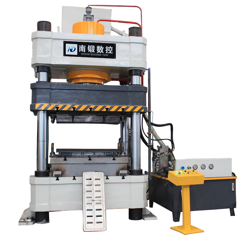 400T不銹鋼地漏蓋板成型油壓機，400噸金屬成型油壓機