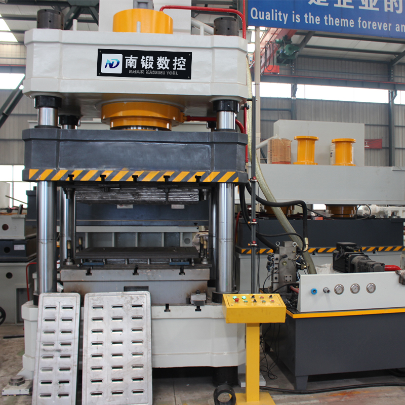 400T不銹鋼地漏蓋板成型油壓機，400噸金屬成型油壓機